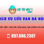 Dịch vụ cửu vạn chuyên nghiệp, giá cạnh tranh nhất Hà Nội